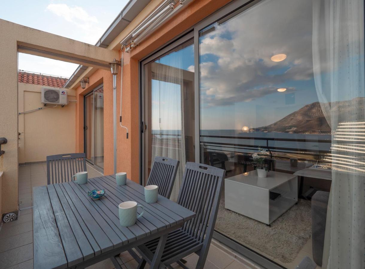 Sea View Two Bedroom Family Apartment With Pool - Sunset Ivanovici Bečići Екстериор снимка
