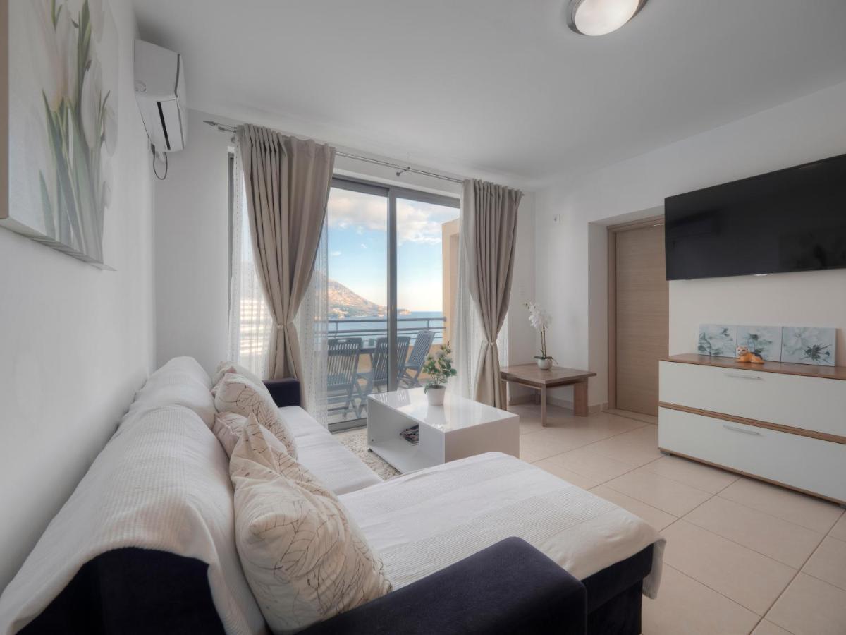 Sea View Two Bedroom Family Apartment With Pool - Sunset Ivanovici Bečići Екстериор снимка